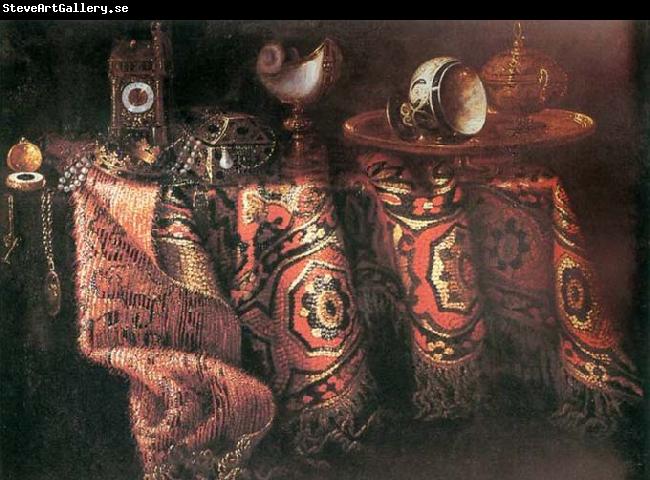 Jacques Hupin Still-life with Carpet